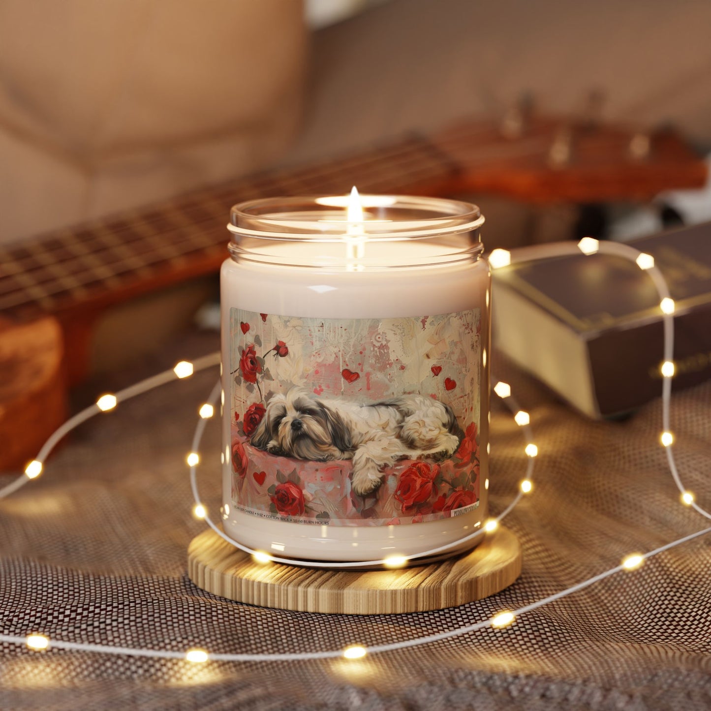 Shih Tzu Candle – Adorable Dog Lover Soy Candle Gift