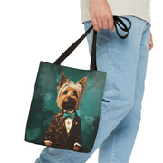 Yorkie Elegance Tote Bag – Chic Eco-Friendly Gift for Dog Lovers