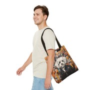 Maltese Rock Star Canvas Tote Bag, Vibrant Eco-Friendly Design for Dog Lovers