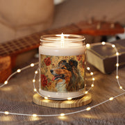 Rustic Collie Candle – Vintage Art Gift for Dog Lovers