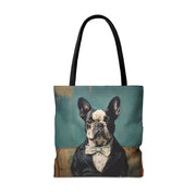 Elegant French Bulldog Tote Bag with Sophisticated Style