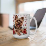 Yorkie Love Mug – Yorkshire Terrier Valentine’s Gift for Dog Lovers