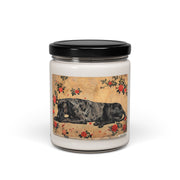 Gentle Great Dane Floral Candle - Pet Lover Gift Tribute