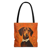 Sophisticated Dachshund Tote Bag – Stylish Canvas & Eco-Friendly