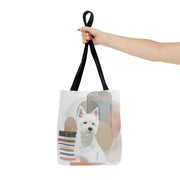 Westie Wishes Canvas Tote Bag – Stylish Dog Lover Gift & Eco-Friendly Design