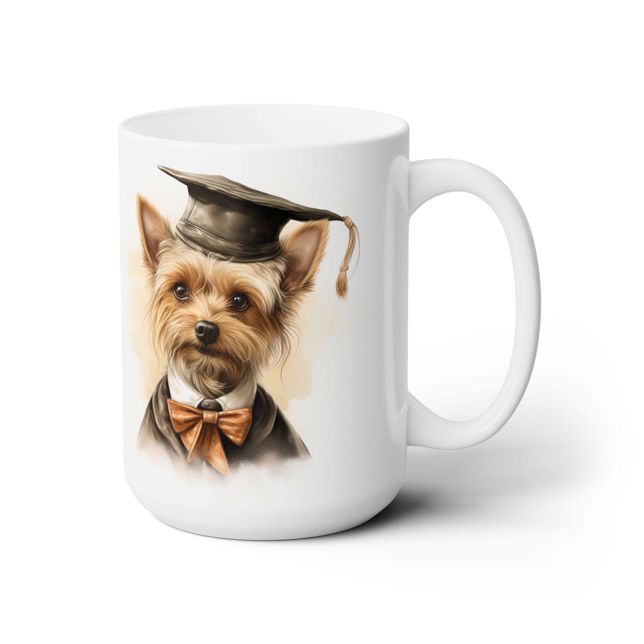 Yorkie Graduation Mug – Adorable Yorkshire Terrier Gift for Dog Lovers