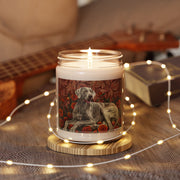 Weimaraner Rose Garden Candle – Pet Lover Gift & Memorial