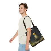 Frog-Themed Eco Tote Bag, Artistic and Nature-Inspired Canvas Bag