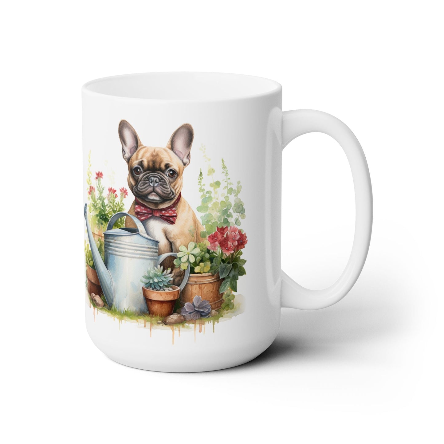 Frenchie Gardener Mug – Adorable French Bulldog Gift for Dog Lovers