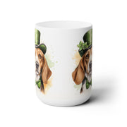 Beagle St. Patrick's Day Coffee Mug – Lucky Dog Lover's Gift