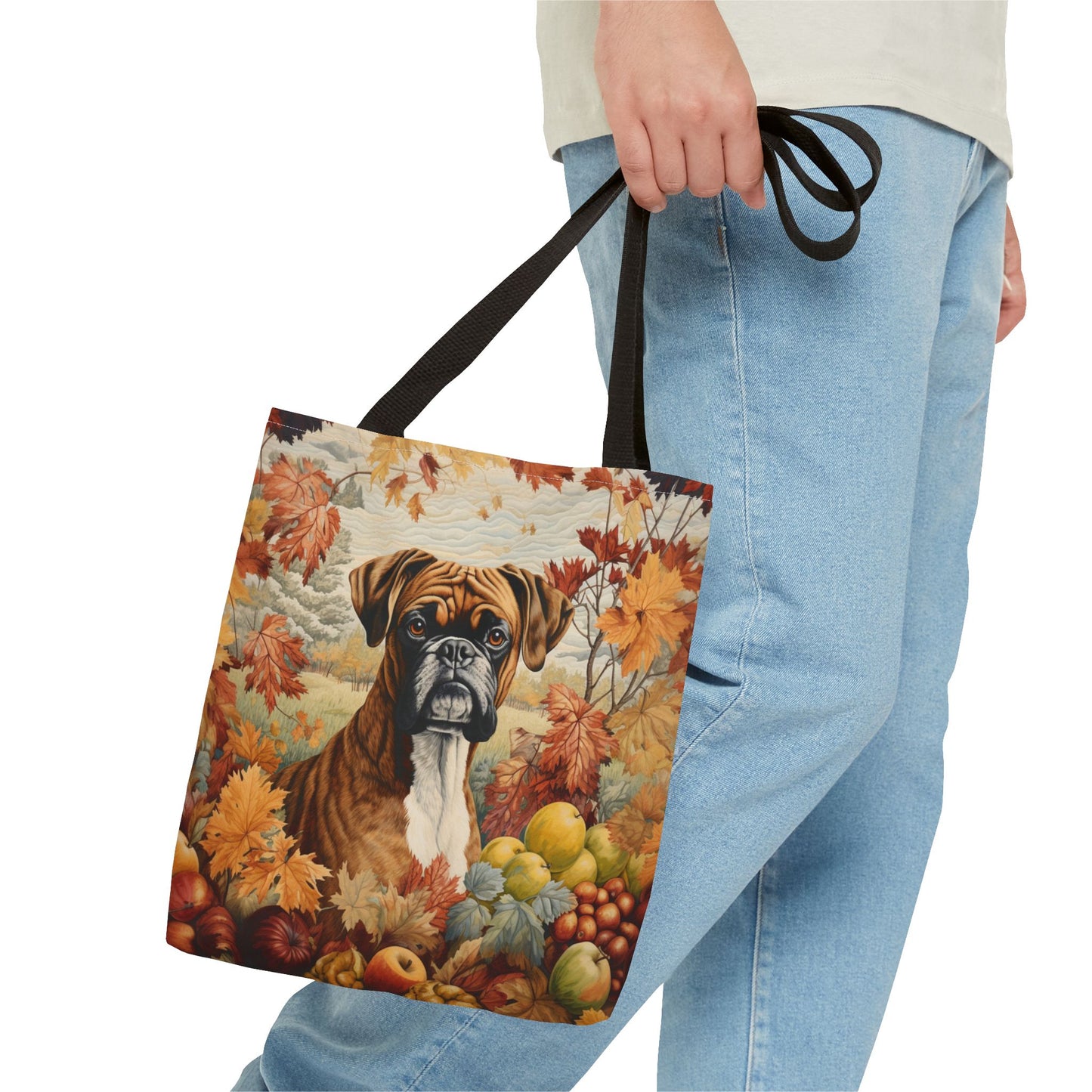 Boxer Autumn Harvest Tote Bag – Eco-Friendly Fall Accessory