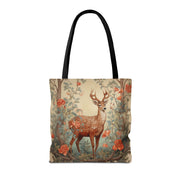 Elegant Deer Canvas Tote Bag - Nature-Inspired Eco-Friendly Design