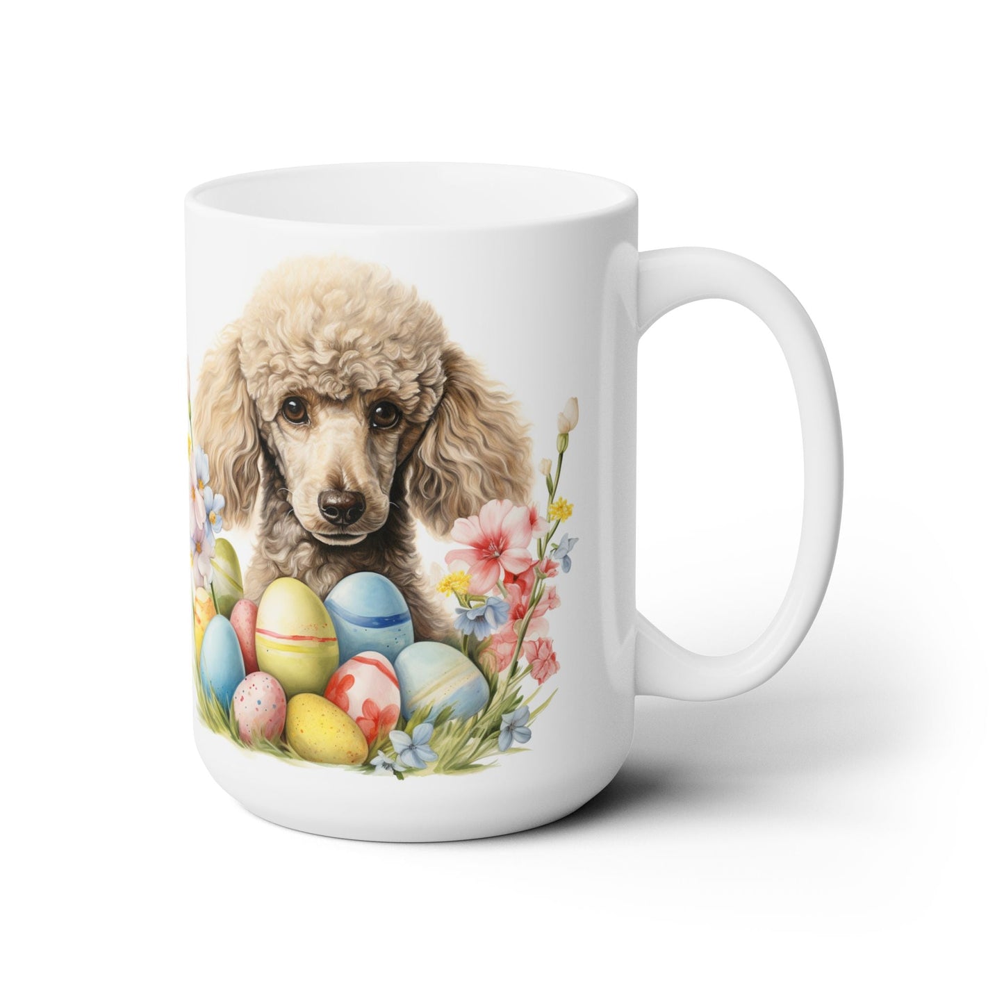 Poodle Easter Delight Mug – Perfect for Dog Lovers and Spring Festivities