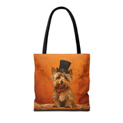 Yorkshire Terrier Dapper Dog Tote, Eco-Friendly Grocery Bag