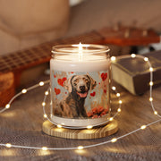 Weimaraner Love Candle - Adorable Dog Art Soy Candle Gift