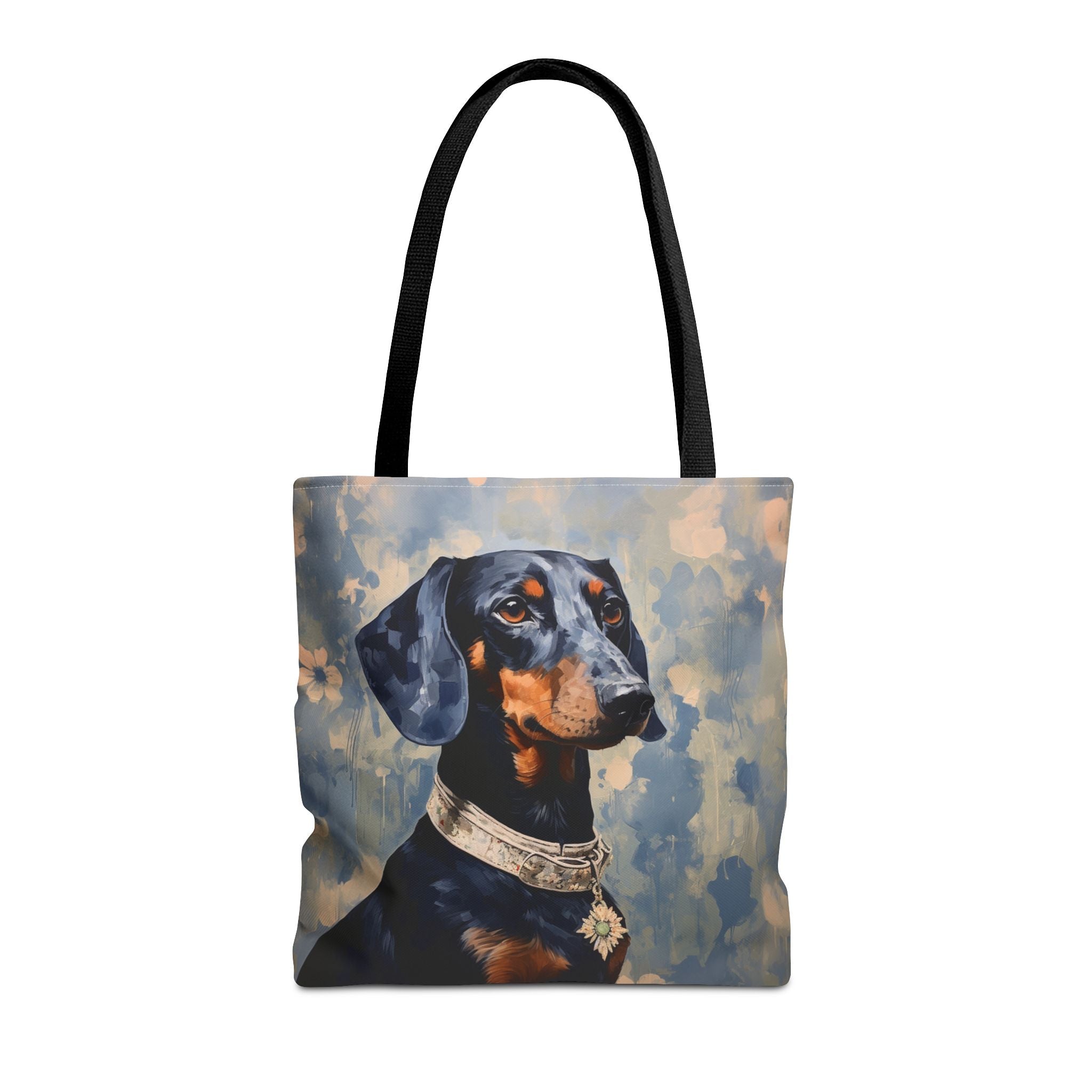 Dachshund Elegance Tote Bag, Eco-Friendly Canvas Gift for Dog Lovers