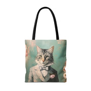 Maine Coon Cat Tote Bag, Chic Canvas Market Bag for Cat Lovers