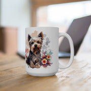 Yorkie Dreams Mug - Yorkshire Terrier Art Coffee Cup Gift