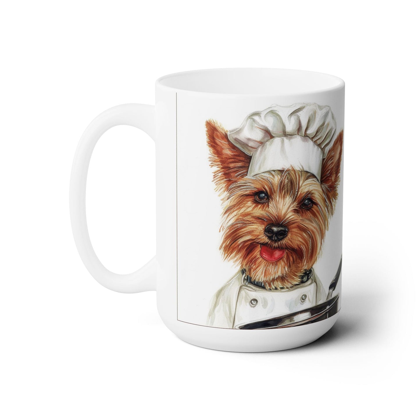 Yorkie Chef Mug – Adorable Yorkshire Terrier Coffee Cup Gift