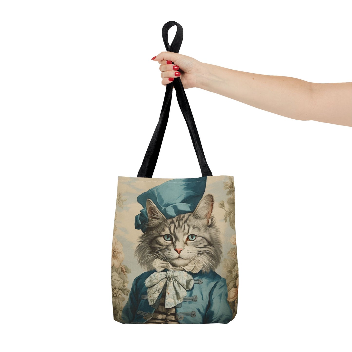 Dapper Cat Blue Regal Tote Bag – Eco-Friendly & Stylish Gift