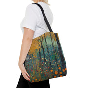 Autumn Forest Canvas Tote Bag, Artistic Eco-Friendly Shopping Bag