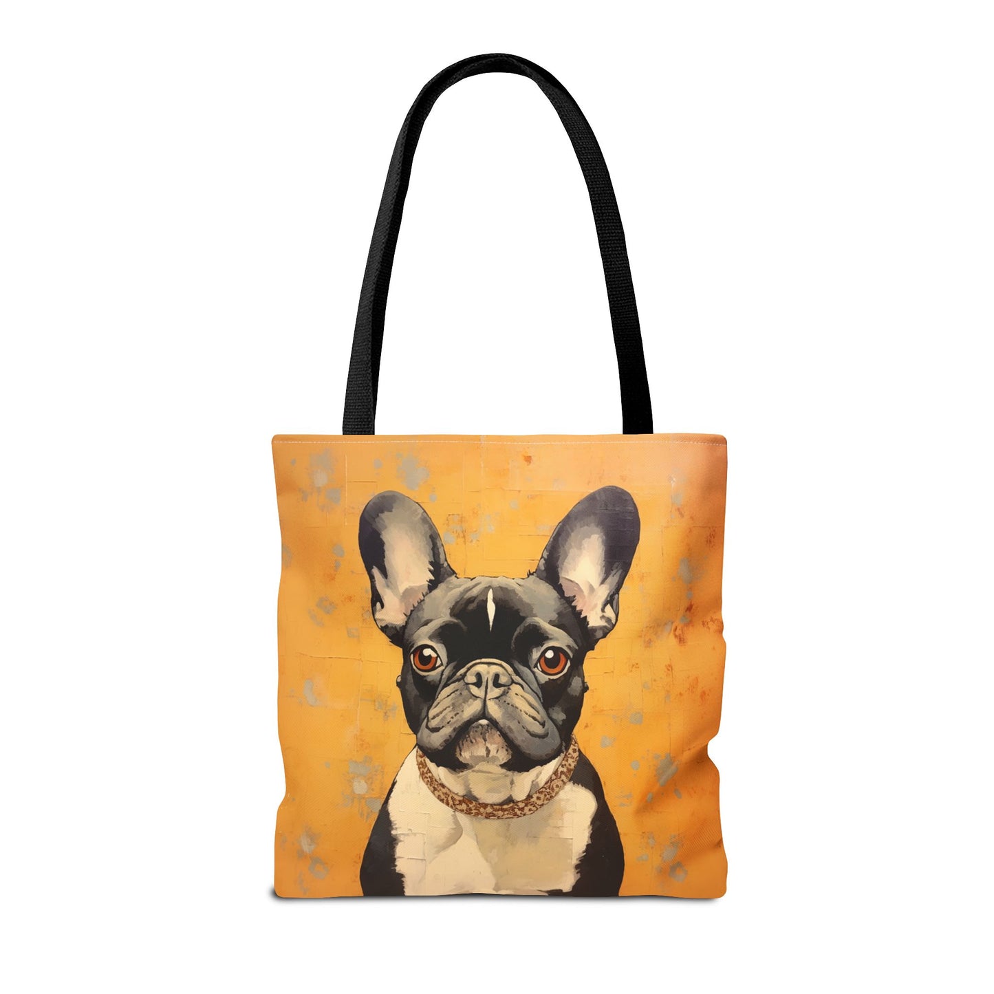 Frenchie Chic Canvas Tote – Stylish Eco-Friendly Bag for Dog Lovers