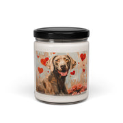 Weimaraner Love Candle - Adorable Dog Art Soy Candle Gift