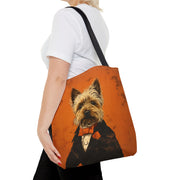 Yorkie Gentleman Tote Bag – Chic Design for Stylish Dog Lovers