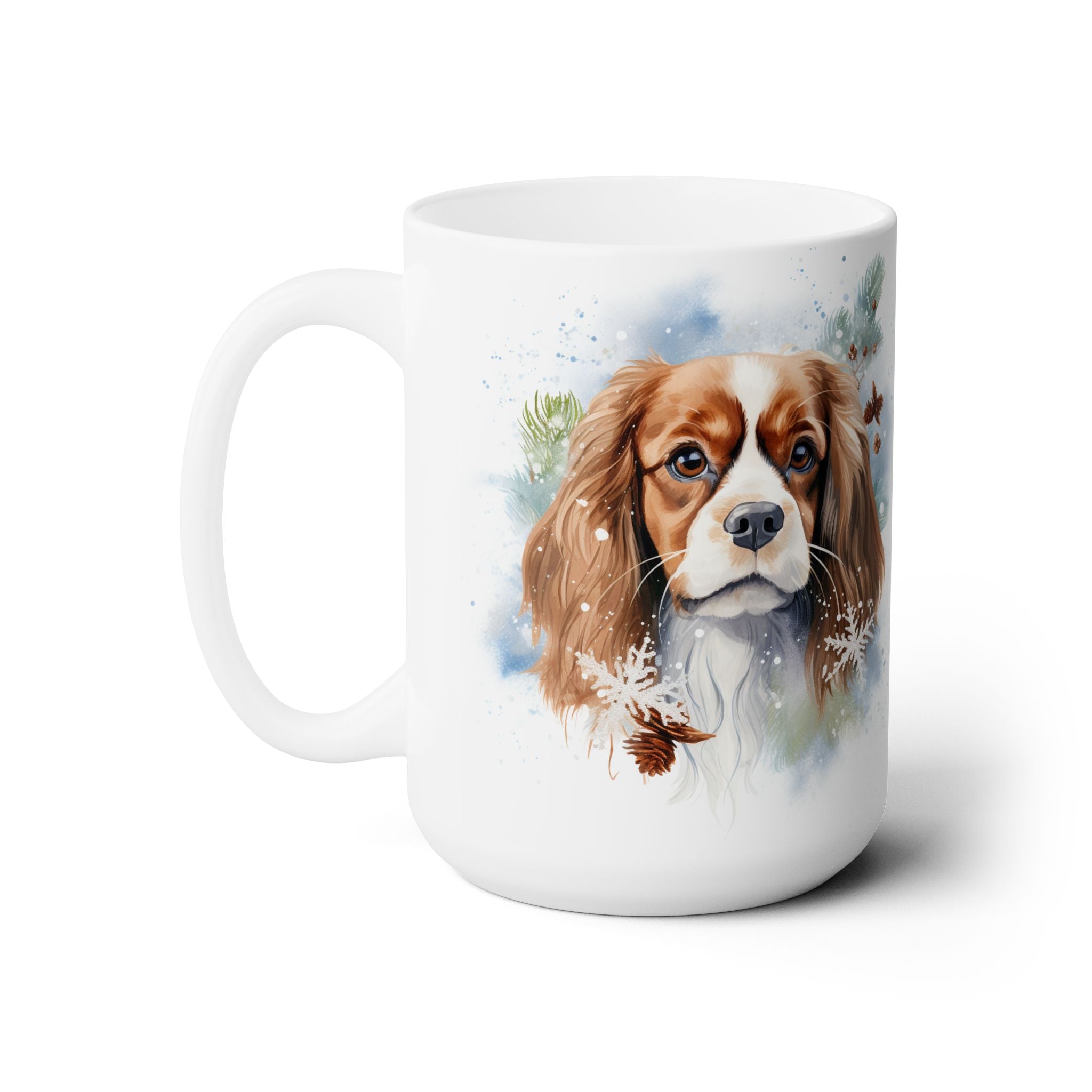 Cavalier King Charles Spaniel Winter Mug - Cozy Cavie Dog Lover Gift - Darwin & Rose