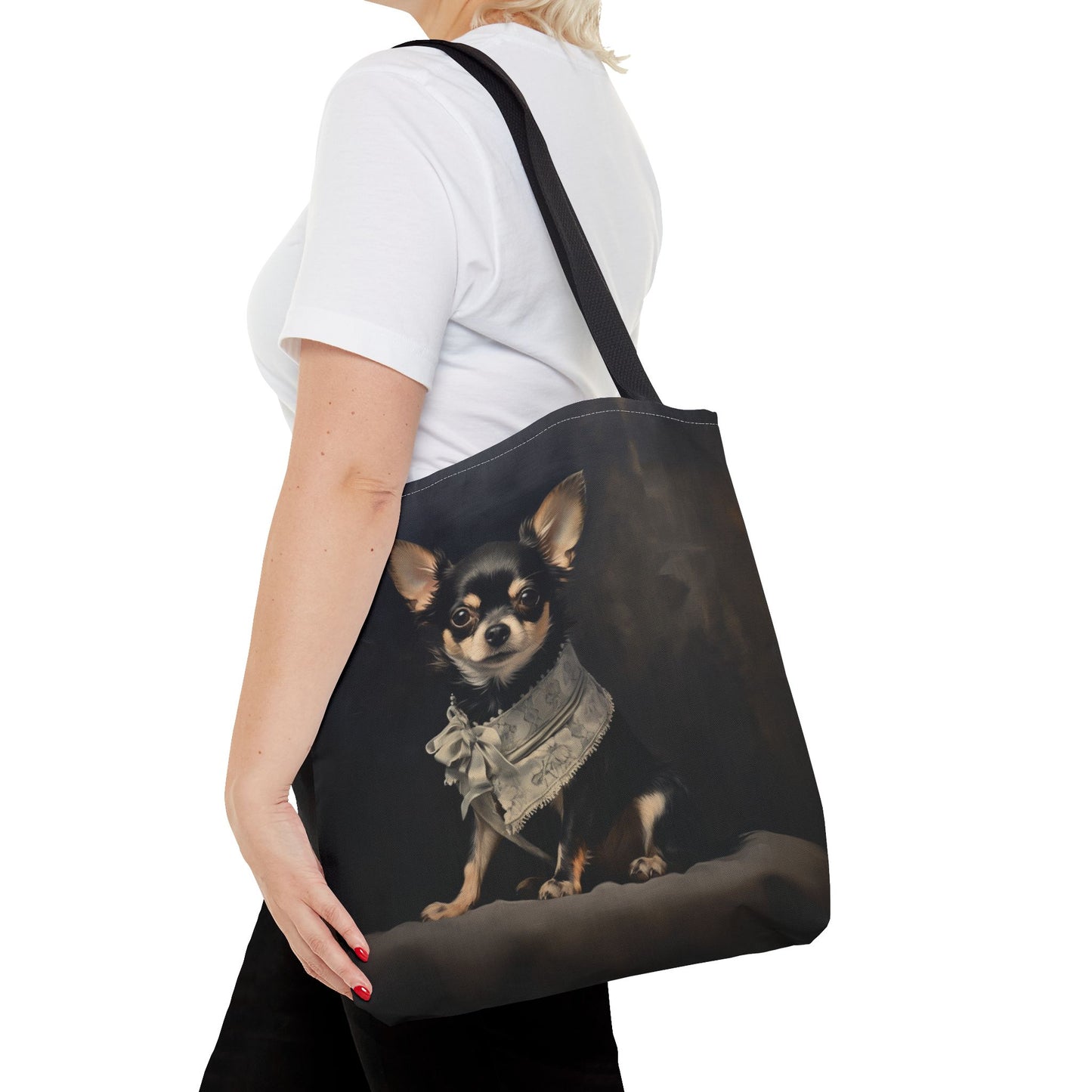 Chic Chihuahua Tote Bag – Artistic Canvas for Dog Lovers and Everyday Use