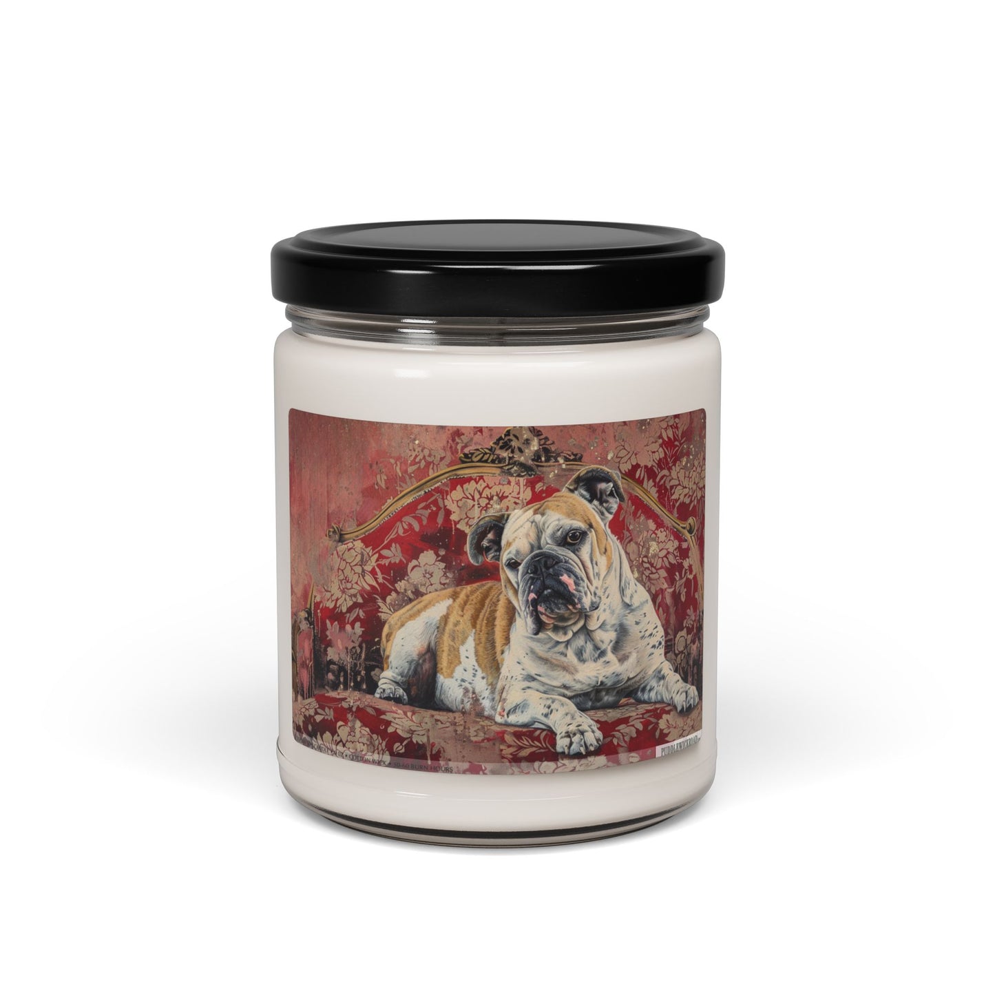 English Bulldog Vintage Candle – Cozy Soy Gift for Dog Lovers