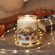 Cavapoo Candle – Cozy Vintage Art Gift for Dog Lovers