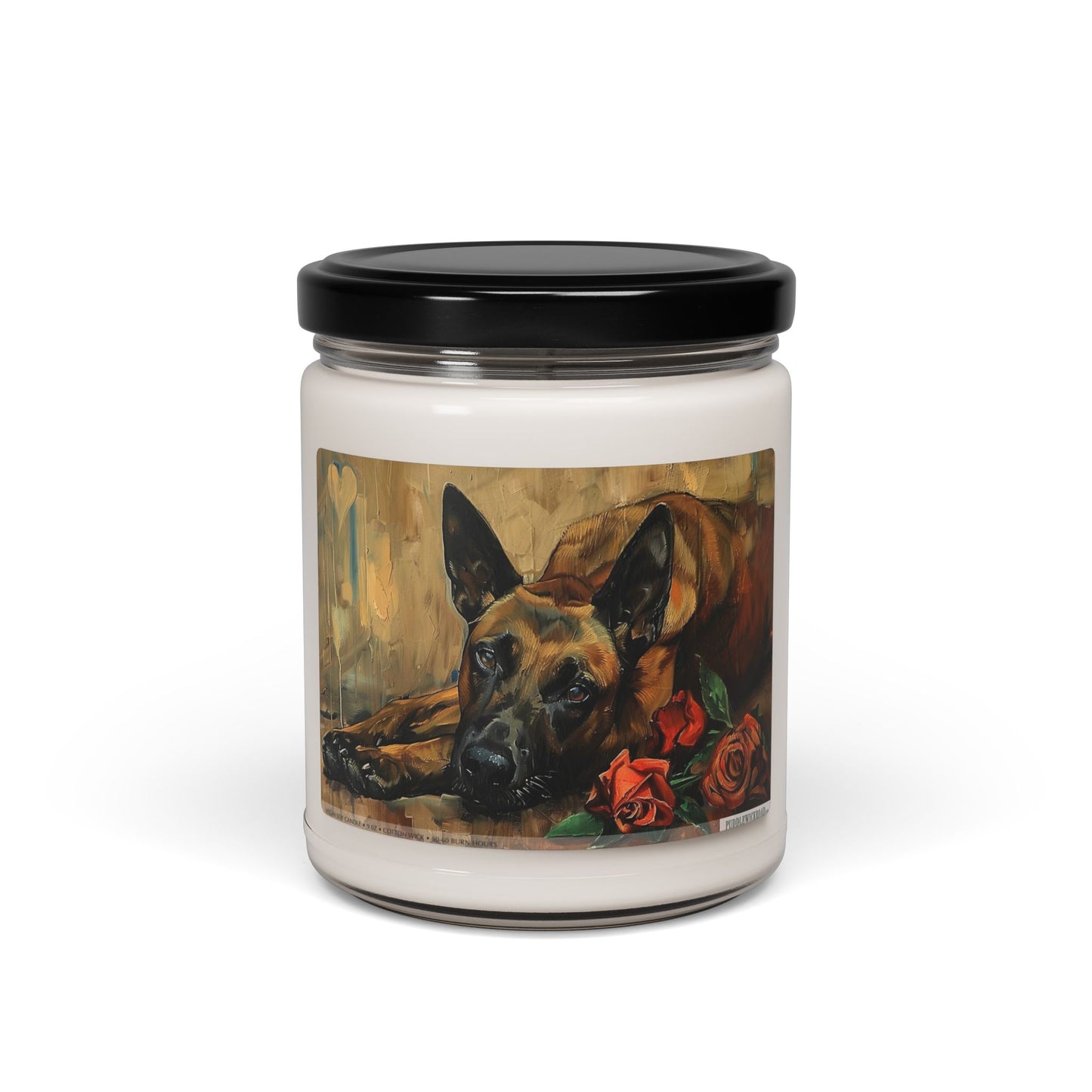 Belgian Malinois Vintage Pet Memory Candle Gift