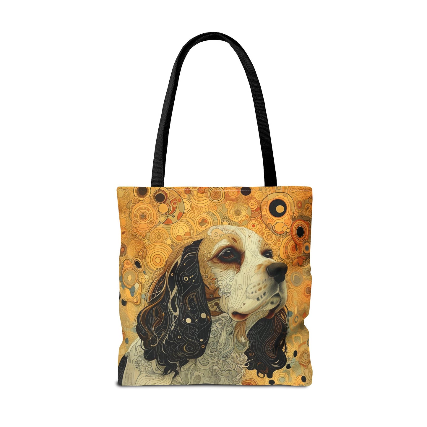 Cocker Spaniel Art Tote Bag, Vibrant Eco-Friendly Shopping Bag