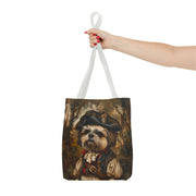 Shih Tzu Pirate Tote Bag, Eco-Friendly Canvas for Dog Lovers