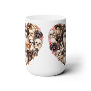 Shih Tzu Lover's Heart Mug - Adorable Dog Design, Perfect Gift