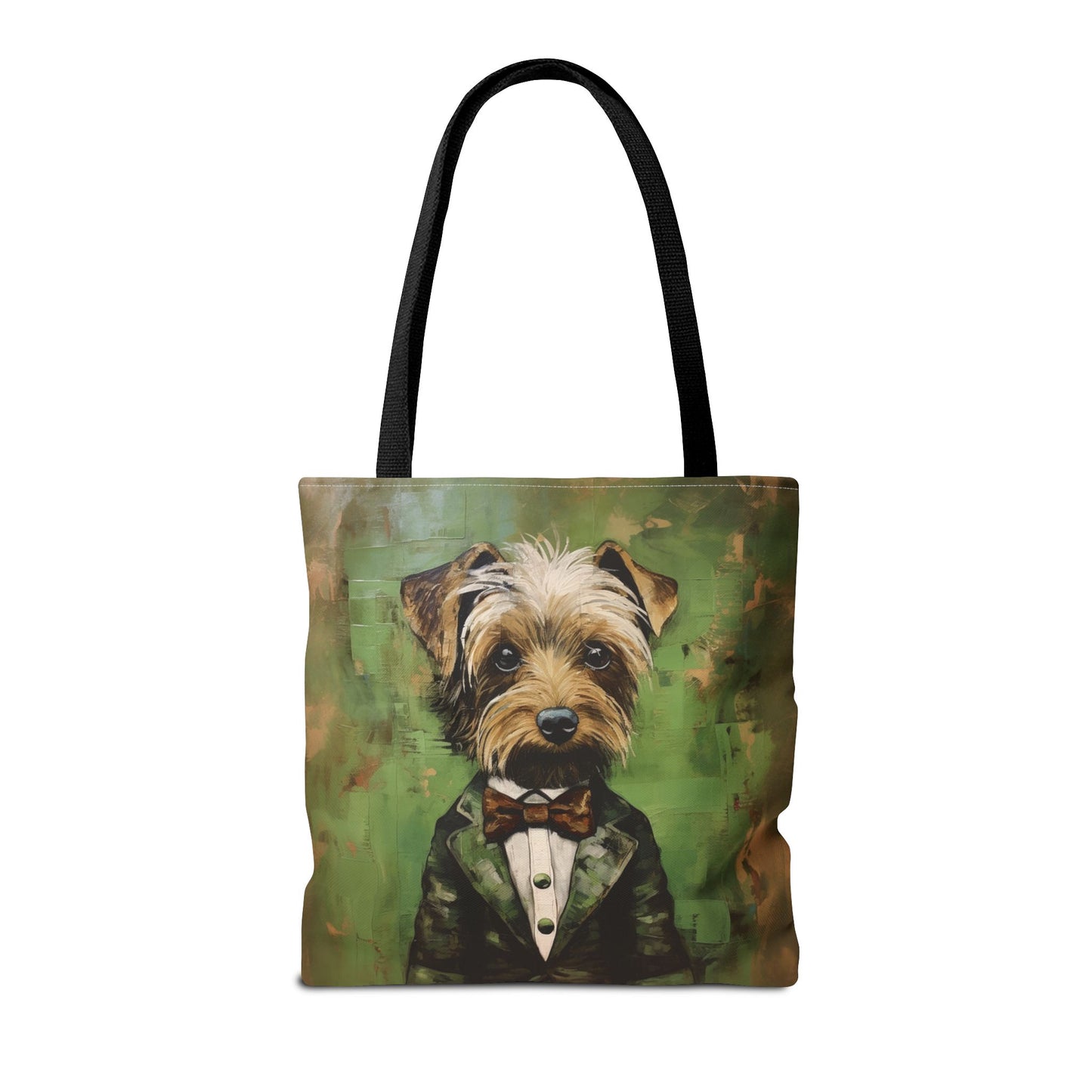 Yorkie Dapper Canvas Tote Bag – Stylish Eco-Friendly Dog Lover Gift