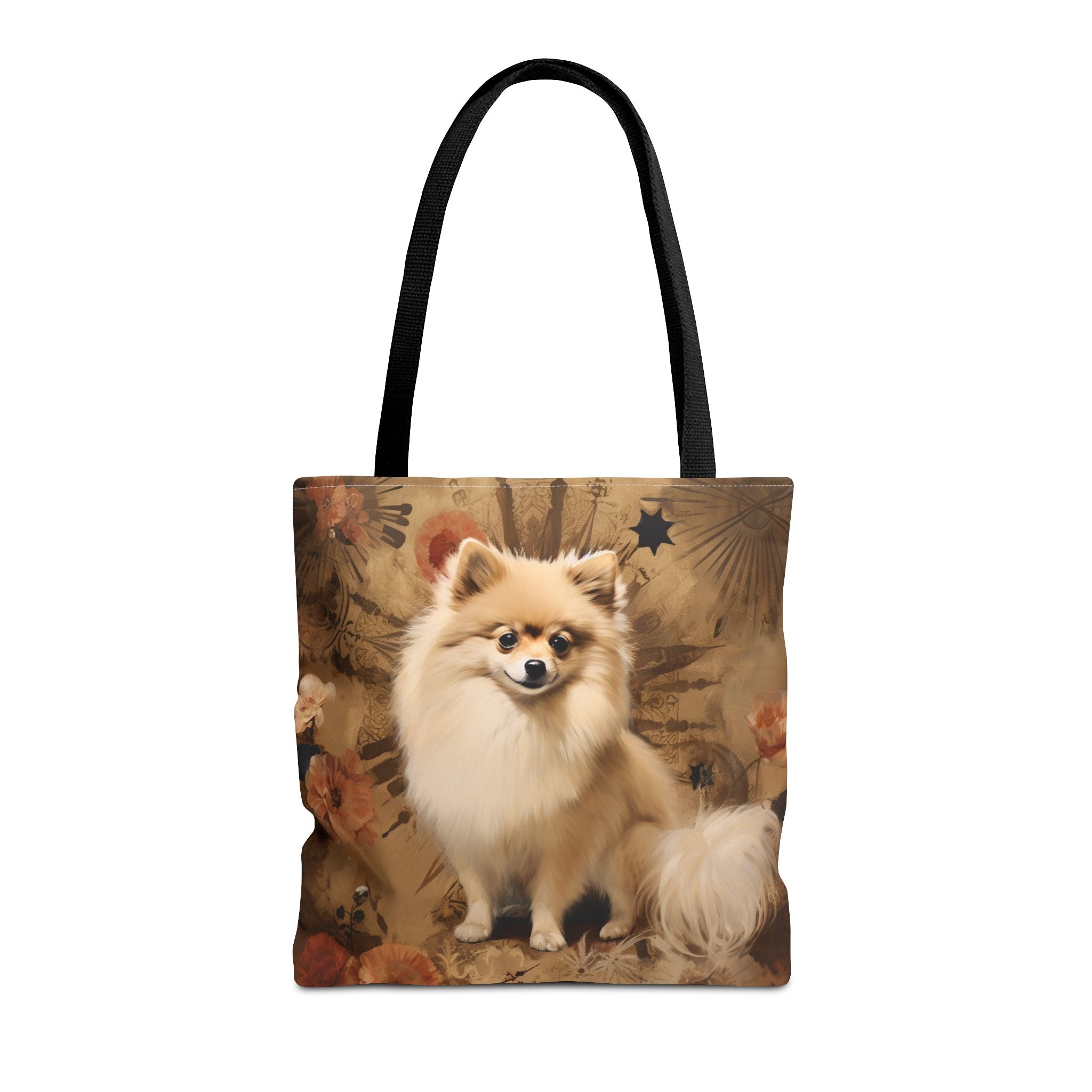 Pomeranian Dreams Canvas Tote Bag, Eco-Friendly and Stylish Carry-All