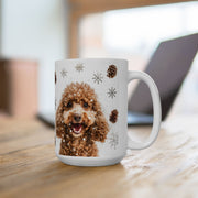 Poodle Winter Wonderland Coffee Mug – Gift for Dog Lovers