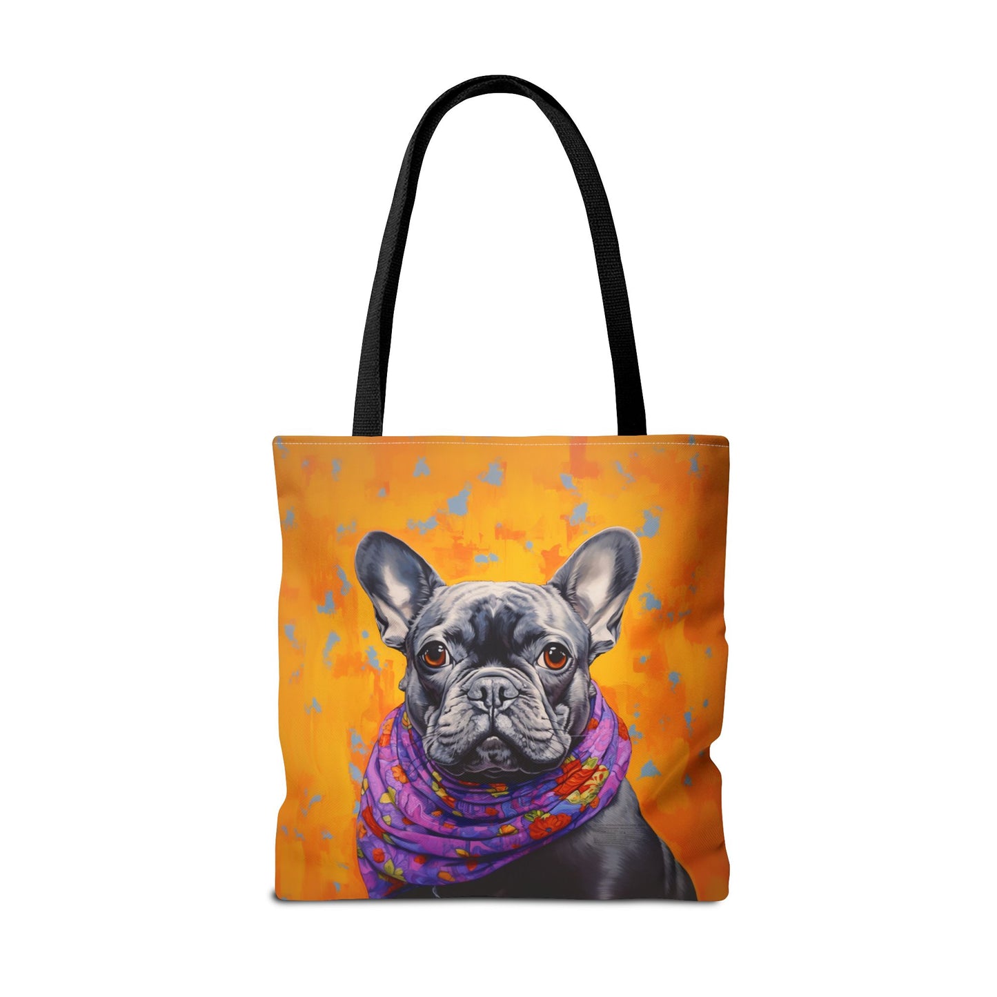 Frenchie Flair Tote Bag – Vibrant Design for Dog Lovers