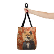 Stylish Pomeranian Tote Bag, Eco-Friendly Gift for Dog Lovers