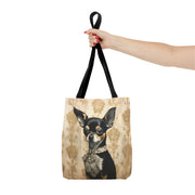 Chic Chihuahua Canvas Tote Bag – Stylish Gift for Dog Lovers