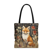 Elegant Fox Tote Bag, Nature-Inspired Eco-Friendly Carryall