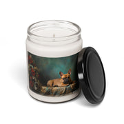 Elegant French Bulldog Candle – Vintage Art Pet Lover Gift