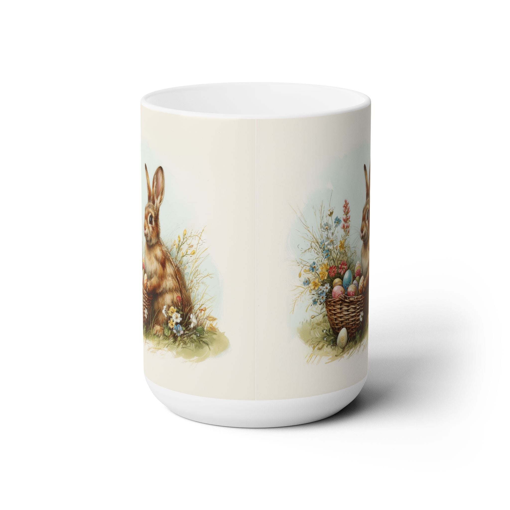 Easter Bunny Basket Mug - Perfect Gift for Bunny Lovers