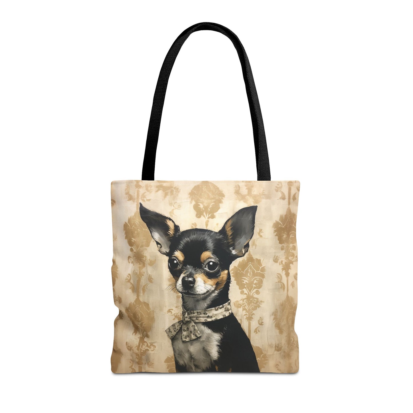 Chic Chihuahua Canvas Tote Bag – Stylish Gift for Dog Lovers