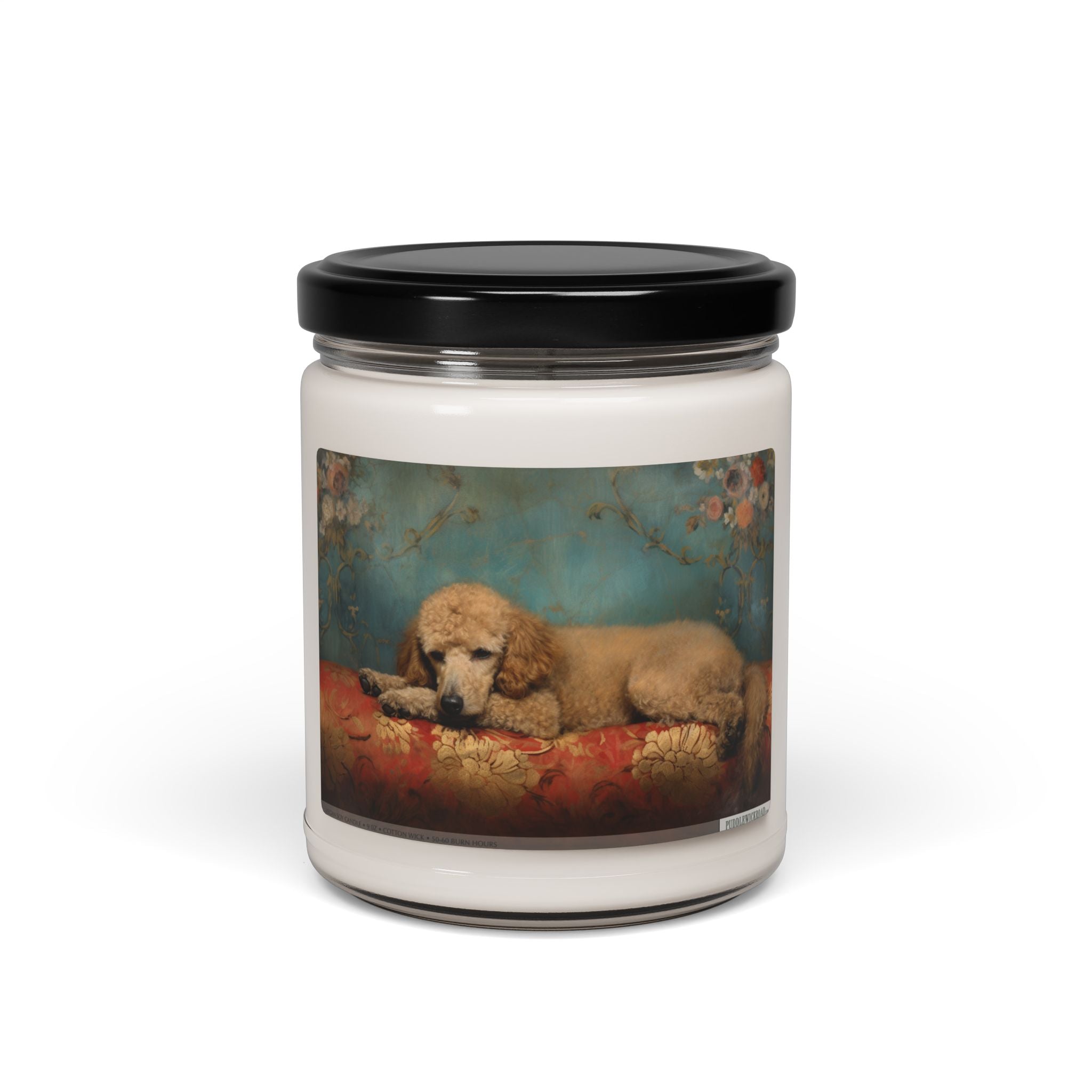 Poodle Elegance Vintage Candle - Cozy Gift for Dog Lovers