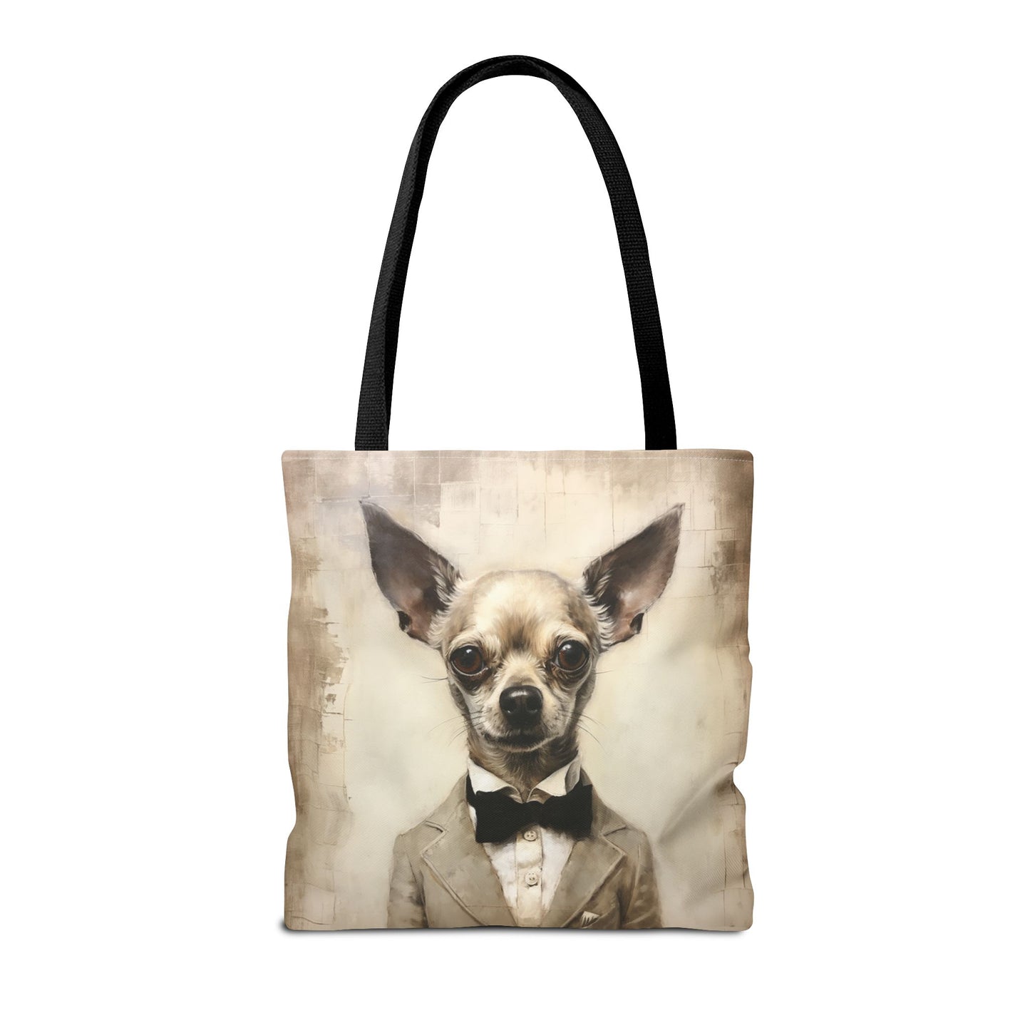 Chihuahua Sophistication Tote Bag – Dapper & Eco-Friendly Canvas