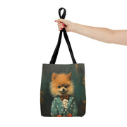 Charming Pomeranian Tote Bag – Eco-Friendly Canvas for Dog Lovers