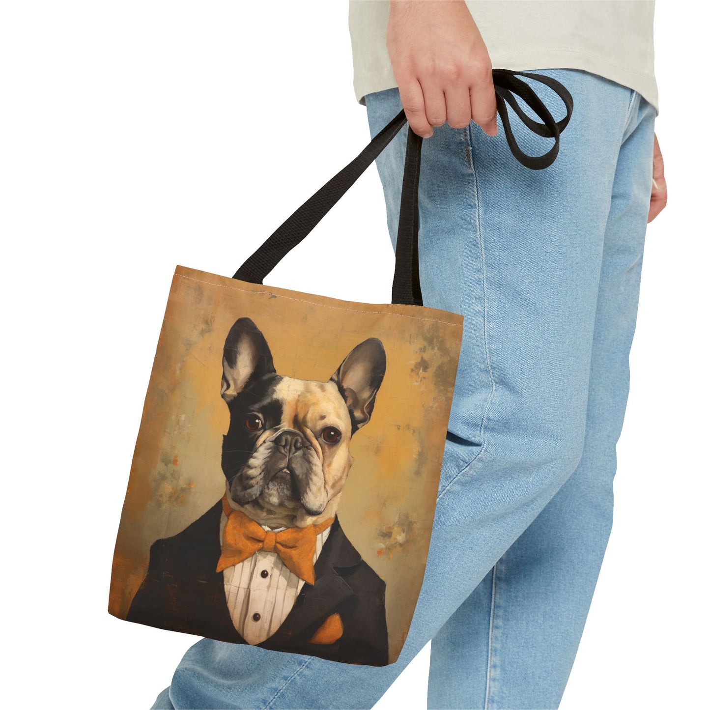 Charming French Bulldog Tote Bag - Artistic and Eco-Friendly